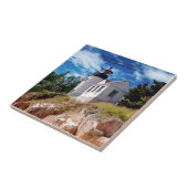 Bass-Hafen-Leuchtturm, Bass-Hafen Maine Fliese (Seite)