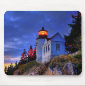 Bass-Hafen-Leuchtturm, Maine Mousepad (Vorne)