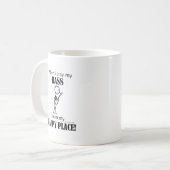 Bass Happy Place Kaffeetasse (Vorderseite Links)