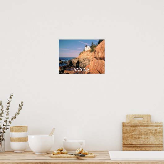 BASS HARBOR HEAD LIGHTHOUSE POSTER (Küche)