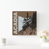 BASS HARBOR HEAD QUADRATISCHE WANDUHR (Zuhause)