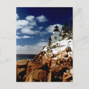 Bass Harbor Headlight Postcard - 1 Postkarte