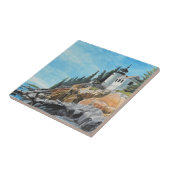 Bass Harbor Leuchtturm Fliese (Seite)