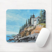 Bass Harbor Leuchtturm Mousepad (Mit Mouse)