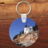 Bass Harbor Lighthouse Schlüsselanhänger (Vorderseite)