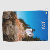 Bass Harbour Acadia Lighthouse Golfhandtuch (Horizontal)