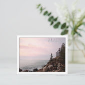 Bass Harbour Head Light, MAINE Postkarte (Stehend Vorderseite)