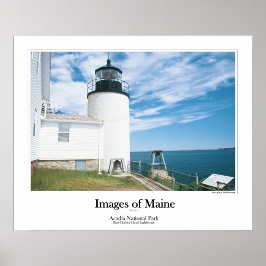 Bass Harbour Head Light Poster (Vorne)
