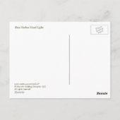 Bass Harbour Head Light Postkarte (Rückseite)