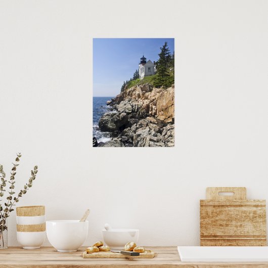Bass Harbour Head Light Print Poster (Küche)
