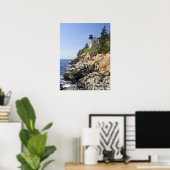 Bass Harbour Head Light Print Poster (Heimbüro)