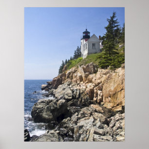 Bass Harbour Head Light Print Poster