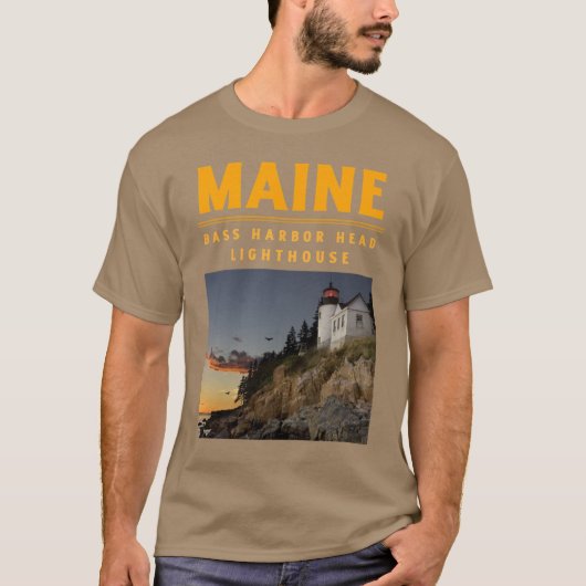 Bass Harbour Head Light T-Shirt (Vorderseite)