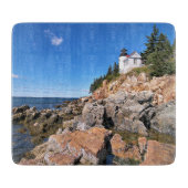 Bass Harbour Head Lighthouse, Maine Cutting Board Schneidebrett (Vorderseite)