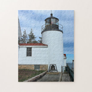Bass Harbour Head Lighthouse, Maine Jigsaw Puzzle