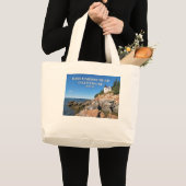 Bass Harbour Head Lighthouse, Maine Jumbo Tote Bag Stoffbeutel (Vorderseite (Produkt))