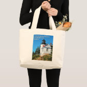 Bass Harbour Head Lighthouse, Maine Jumbo Tote Bag Stoffbeutel (Vorderseite (Produkt))