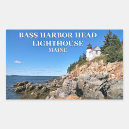 Bass Harbour Head Lighthouse, Maine Stickers