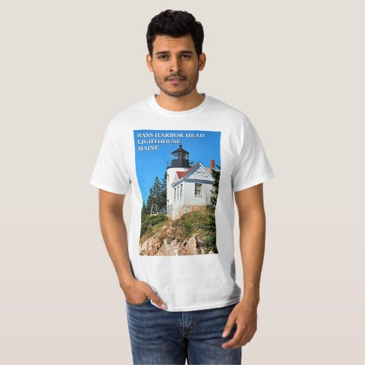 Bass Harbour Head Lighthouse, Maine T - Shirt (Vorne ganz)
