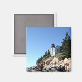 Bass Harbour Light Magnet (Vorderseite/Rückseite)