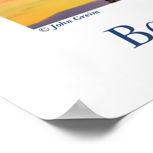 Bass Harbour Light, Maine Poster (Ecke)