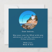 Bass Harbour Lighthouse Birthday Acadia NP (Rückseite)