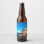 Bass Harbour Lighthouse Birthday Acadia NP Bierflaschenetikett (Vorderseite)