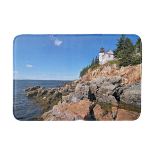 Bass Harbour Lighthouse, Maine Bath Mat Badematte