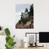 Bass Harbour Lighthouse Poster (Heimbüro)