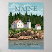 Bass Harbour Lighthouse Poster (Vorne)
