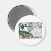 Bass Harbour Magnet (Vorderseite/Rückseite)