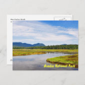Bass Harbour Marsh Postcard Postkarte (Vorne/Hinten)