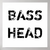 Bass Head Poster (Vorne)