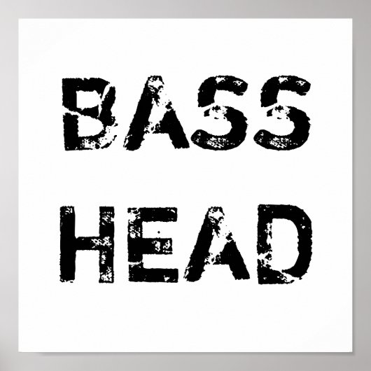 Bass Head Poster (Vorne)