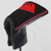 Bass Heart Golf Headcover (3/4 Vorderseite)