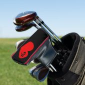 Bass Heart Golf Headcover (In Situ)