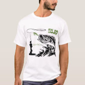 Bass Hunter Design T-Shirt (Vorderseite)