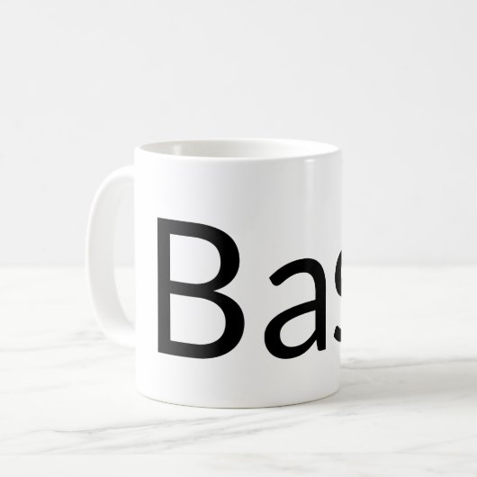 Bass Kaffeetasse (Vorderseite Links)
