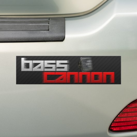 Bass-Kanone Autoaufkleber (Auf Auto)