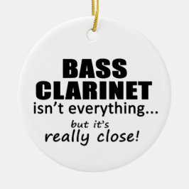 Bass-Klarinette ist nicht alles Keramik Ornament
