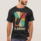 Bass Klarinette Klarinettist Klarinette Player Sil T-Shirt (Vorderseite)