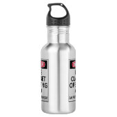 Bass-Klarinettenbereich Edelstahlflasche (Rückseite)