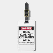 Bass-Klarinettenbereich Gepäckanhänger (Vorderseite vertikal)