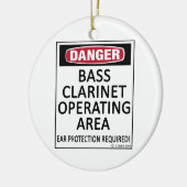 Bass-Klarinettenbereich Keramikornament (Links)