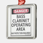 Bass-Klarinettenbereich Silbernes Ornament (Links)