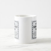 Bass Klarinettenlizenz Kaffeetasse (Mittel)