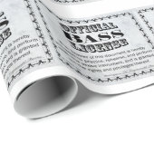 Bass-Lizenz Geschenkpapier (Rolleneckpunkt)
