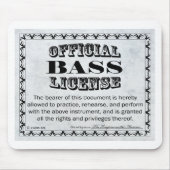 Bass-Lizenz Mousepad (Vorne)