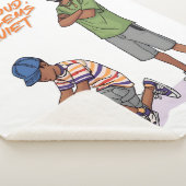 Bass Loud, Problems Quiet Music Art Blanket Sherpadecke (3/4)