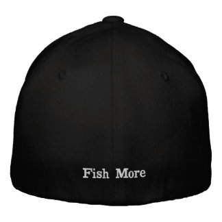 Bass Man Fish More Baseballkappe Bestickte Baseballkappe